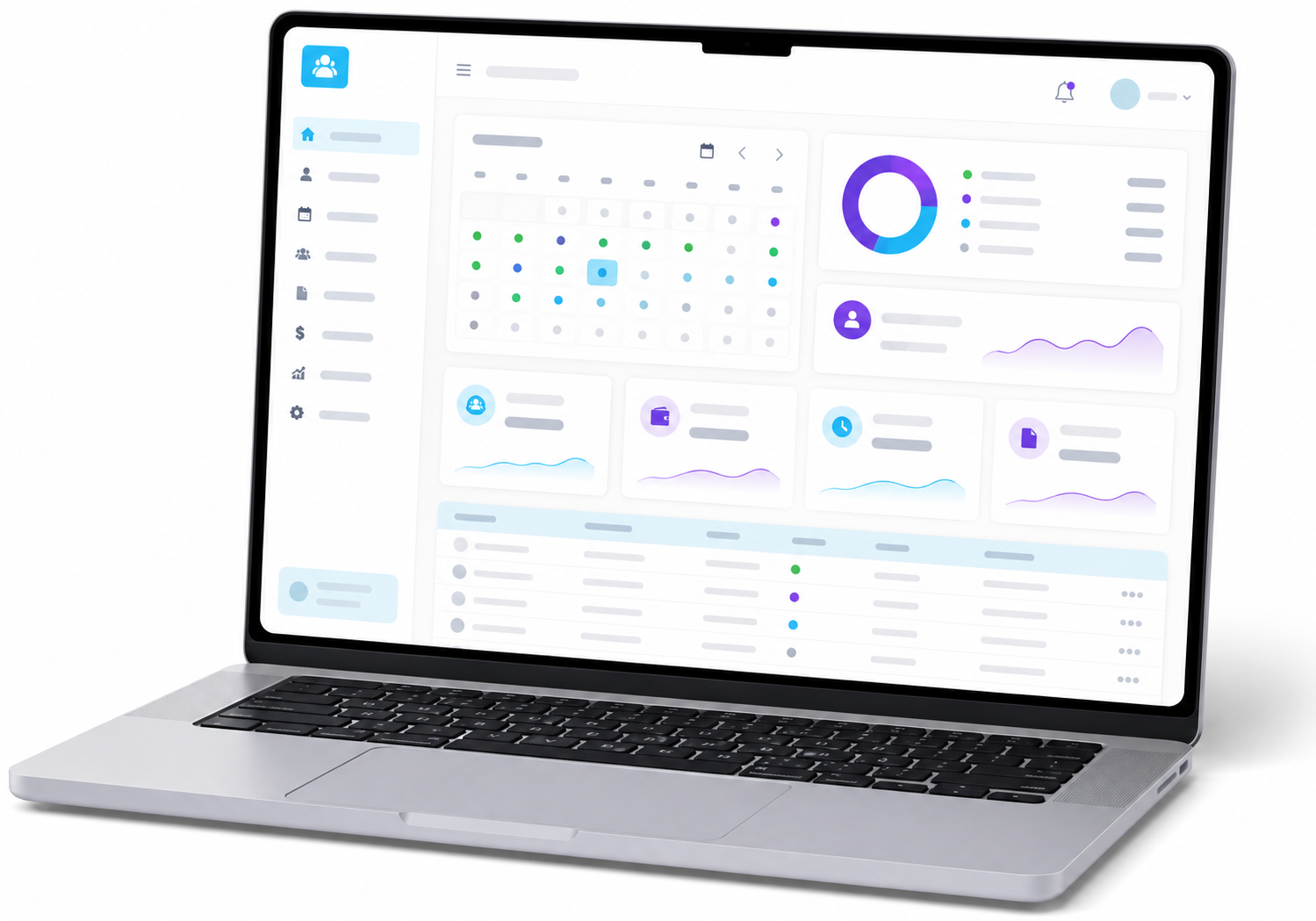 Hajir HRMS dashboard