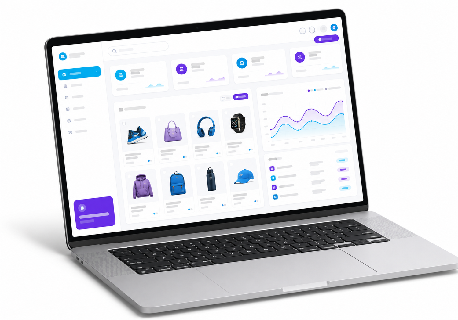 NexStore dashboard